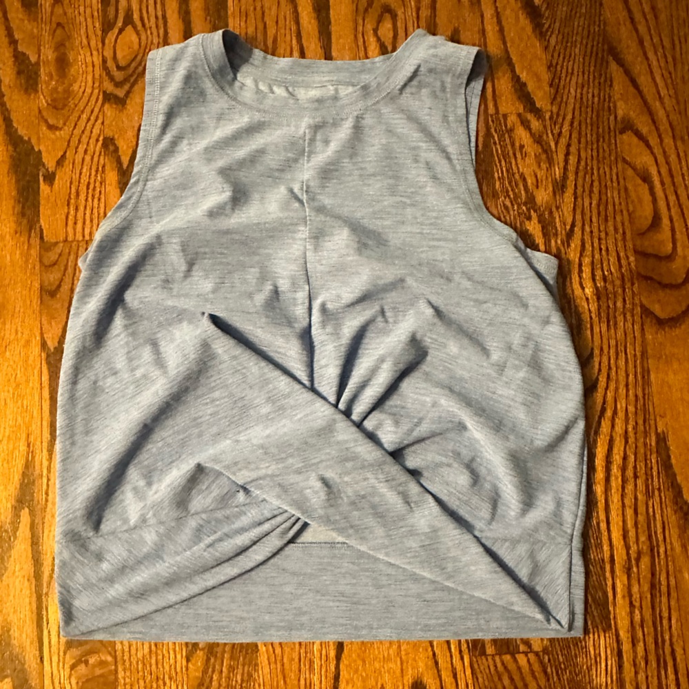 Gray Sleeveless Women's Top